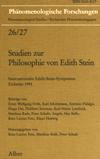 STUDIEN ZUR PHILOSOPHIE VON EDITH STEIN