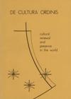 DE CULTURA ORDINIS: Cultural renewal and presence in the world
