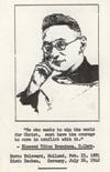 PRAYERCARD: Titus Brandsma Sketch