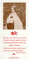 PRAYERCARD: C2 St Therese of Lisieux