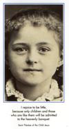 PRAYERCARD: 2c St Therese of Lisieux
