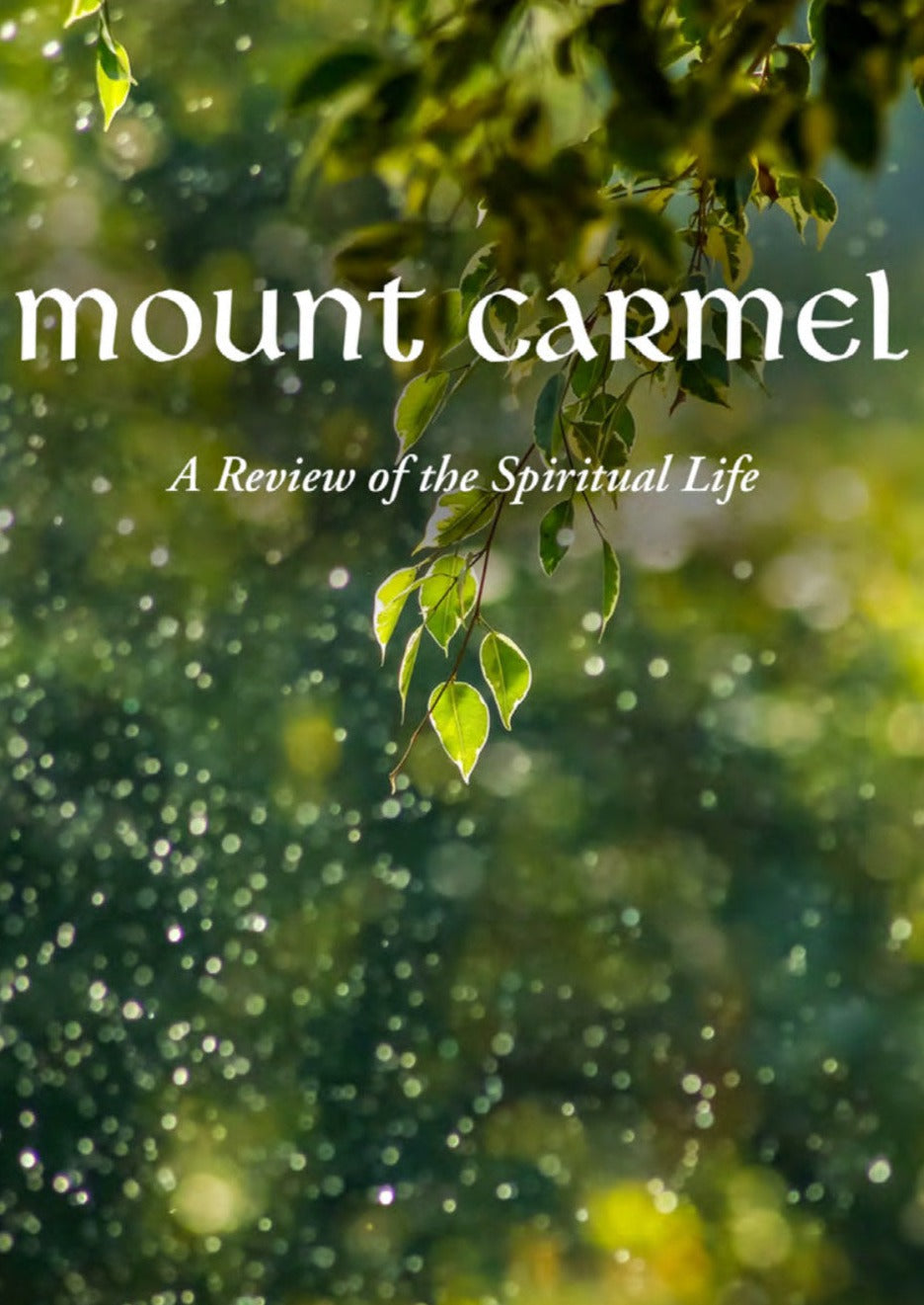 MOUNT CARMEL SUBSCRIPTION: Airmail Europe only.