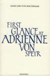 FIRST GLANCE AT ADRIENNE VON SPEYR