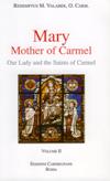 MARY, MOTHER OF CARMEL VOL II OUR LADY AND THE SAINTS OF CARMEL