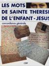 LE MOTS DE SAINTE THERESE DE L'ENFANT-JESUS