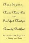 MARIA SAGRARIO, MARIA MARAVILAS AND THE ROCHEFORT MARTYRS