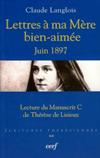 LETTRES A MA MERE BIEN AIMEE - JUIN 1897