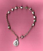 ROSARY BRACELET: St Therese one decade Ref:238