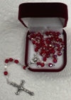 ROSARY: Red Glass