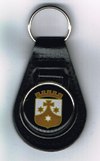 KEYRING: Carmelite Secular Order Badge (BLACK)